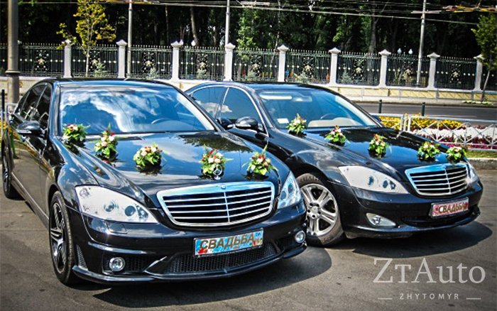 Аренда Mercedes S-Class W221 на свадьбу Житомир