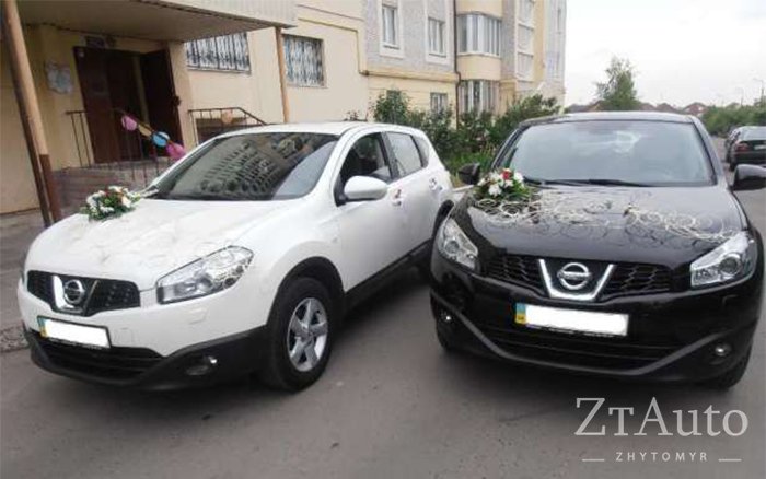 Аренда Nissan Qashqai на свадьбу Житомир
